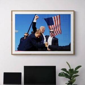 Defiant Trump: Historic Poster Commemorates Assassination Attempt 5 Defiant Trump Historic Poster Commemorates Assassination Attempt usa
