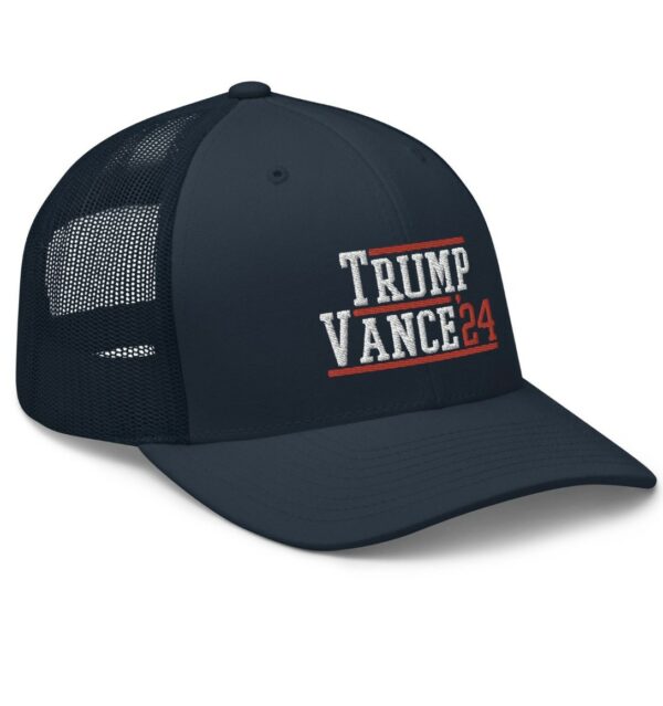 Donald Trump JD Vance 2024 Snapback Trucker Hat Us