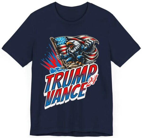 Express Delivery Available - Trump Vance 2024 Election Rally Shirt - American Eagle Trump Vance Rally Inauguration Bella Canvas 3001 Shirt2