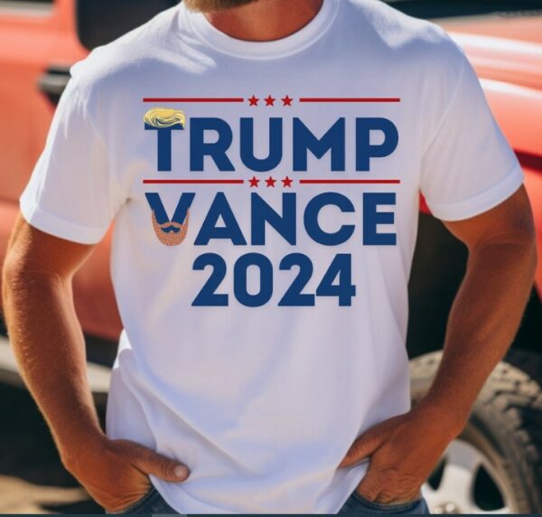 Funny President Trump Vance 2024 Election Campaign T-Shirt, Republican Voter Tee, Donald Trump Rally Unisex Shirt, MAGA Patriotic Apparel1