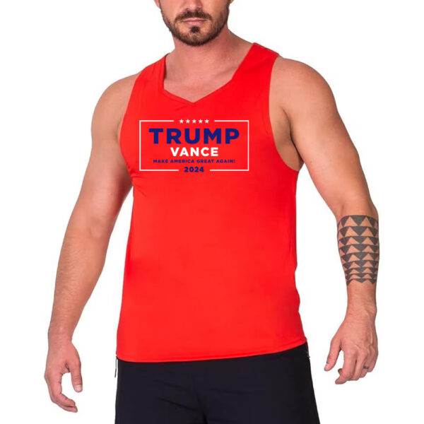 Hulk Hogan Trump Vance 2024 Red Tank Top Shirt