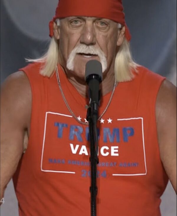 Hulk Hogan Trump Vance MAGA Red Tank Tops