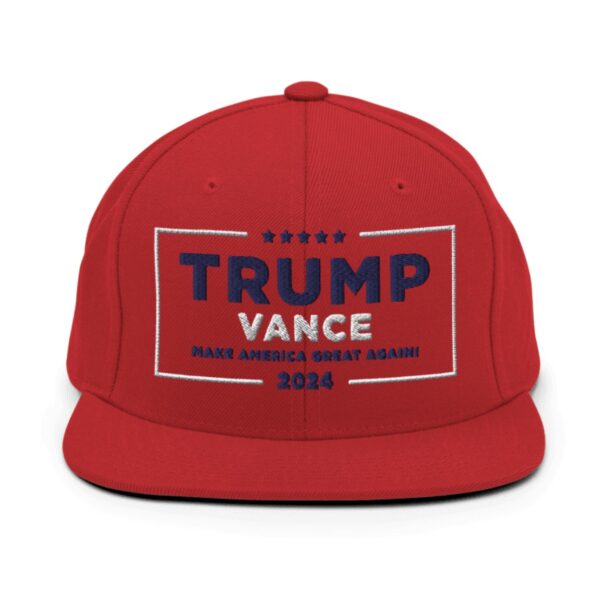 Hulk Hogan Trump Vance Red Snapback Hat