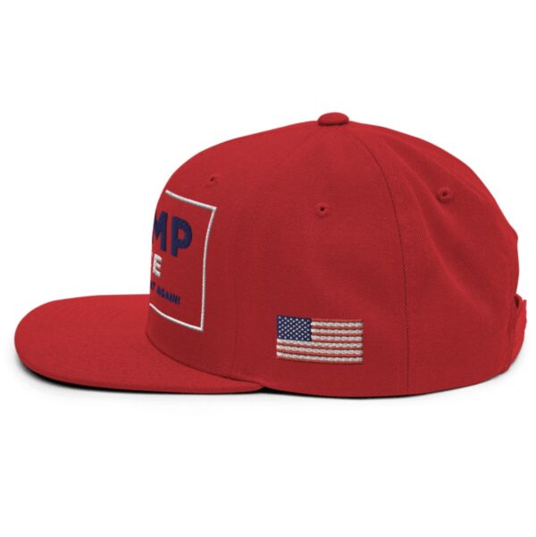 Hulk Hogan Trump Vance Red Snapback Hat Cap