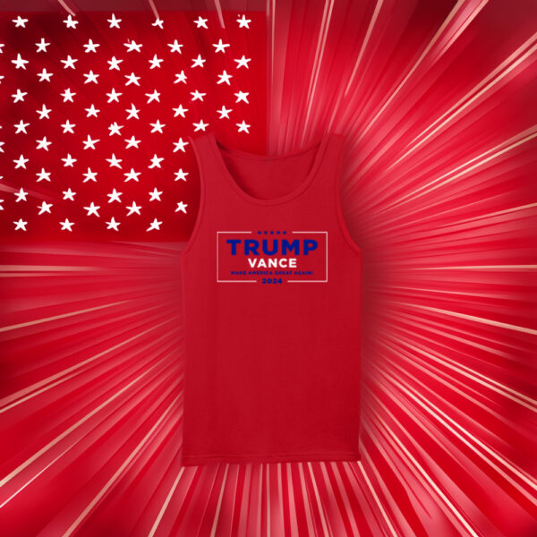 Hulk Hogan Trump Vance Red Tank Top