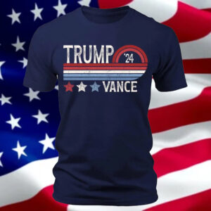 Trump Vance 2024: Patriotic Retro T-Shirts for Men 7 Men's Trump Vance 2024 Retro T-Shirts Short Patriotic Sleeve Crewneck Graphic Tees, Gifts for Him, Political Shirts, Trump Shirts, USA Shirt