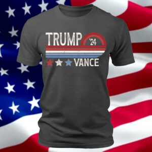 Trump Vance 2024: Patriotic Retro T-Shirts for Men 6 Men's Trump Vance 2024 Retro T-Shirts Short Patriotic Sleeve Crewneck Graphic Tees, Gifts for Him, Political Shirts, Trump Shirts, USA Shirt1