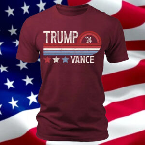Trump Vance 2024: Patriotic Retro T-Shirts for Men 5 Men's Trump Vance 2024 Retro T-Shirts Short Patriotic Sleeve Crewneck Graphic Tees, Gifts for Him, Political Shirts, Trump Shirts, USA Shirt2