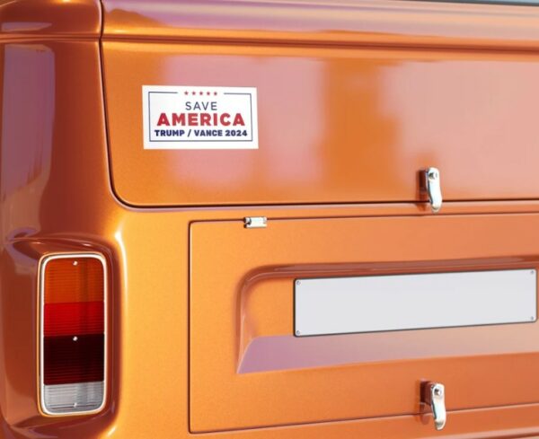 Save America Trump & Vance 2024 Bumper Sticke1