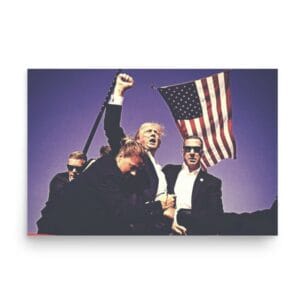 Survival and Strength (Purple Majesty Edition): Trump Overcomes Assassination Attempt Poster 5 Survival and Strength (Purple Majesty Edition) Trump Overcomes Assassination Attempt Poster Us