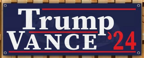 TRUMP VANCE 2024 MAGA FJB Banner Flag Sign Vinyl16