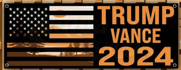 TRUMP VANCE 2024 MAGA FJB Banner Flag Sign Vinyl18