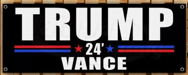 TRUMP VANCE 2024 MAGA FJB Banner Flag Sign Vinyl34