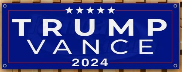 TRUMP VANCE 2024 MAGA FJB Banner Flag Sign Vinyl6