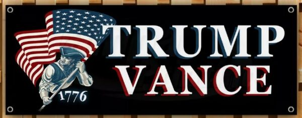 TRUMP VANCE 2024 MAGA FJB Banner Flag Sign Vinyl8