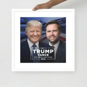 TRUMP VANCE 2024 MAGA Trump 2024 America U.S.A Framed Poster Wall Art 5 TRUMP VANCE 2024 MAGA Trump 2024 America U.S.A Framed Poster Wall Art Usa