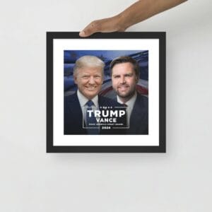 TRUMP VANCE 2024 MAGA Trump 2024 America U.S.A Framed Poster Wall Art 7 TRUMP VANCE 2024 MAGA Trump 2024 America U.S.A Framed Poster Wall Arts