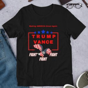 TRUMP VANCE 2024: Show Your Support with Our Unisex T-Shirt 4 TRUMP VANCE 2024 Unisex t-shirt1