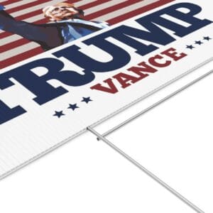 TRUMP VANCE Fist Pump Yard Sign 5 TRUMP VANCE Fist Pump Yard Sign usa