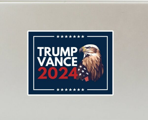 Trump 2024 Decal, Trump Vance Sticker, MAGA Car Decal, Republican Decal, Political, Trump Support