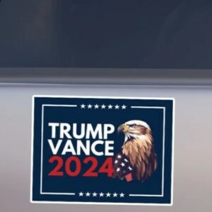 Show Your Support: Trump 2024, Vance, MAGA Car Decal 5 Trump 2024 Decal, Trump Vance Sticker, MAGA Car Decal, Republican Decal, Political, Trump Support1
