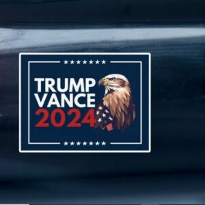Show Your Support: Trump 2024, Vance, MAGA Car Decal 4 Trump 2024 Decal, Trump Vance Sticker, MAGA Car Decal, Republican Decal, Political, Trump Support2