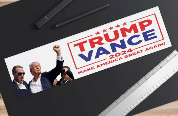 Trump 2024, Trump Vance, Make America Great Again, MAGA,Bumper Stickers,Election1