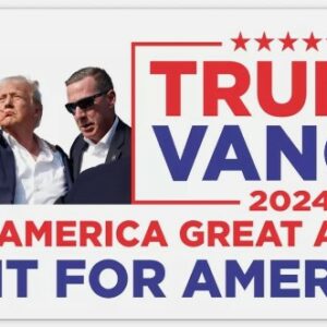 Trump 2024: Make America Great Again with Trump Vance Bumper Stickers 9 Trump 2024, Trump Vance, Make America Great Again, MAGA,Bumper Stickers,Election3