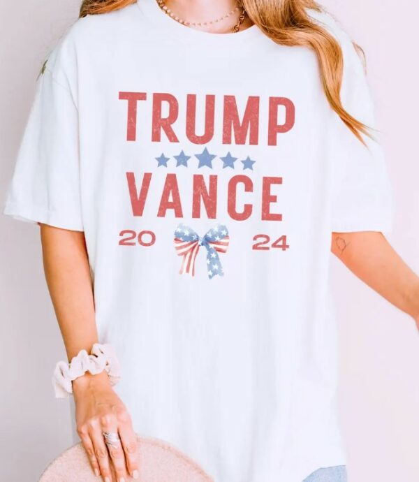 Trump Girl Shirt Trump Vance Tshirt Trump Coquette Trump Soft Girl Trump Women Shirt Republican Women T-Shirt Trump America Republican Shirt