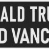 Trump JD Vance 2024 Car Magnet Donald Trump Fight Magnetic Sticker