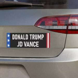 Trump JD Vance 2024 Car Magnet: Show Your Support for the Winning Team 5 Trump JD Vance 2024 Car Magnet Donald Trump Fight Magnetic Sticker1