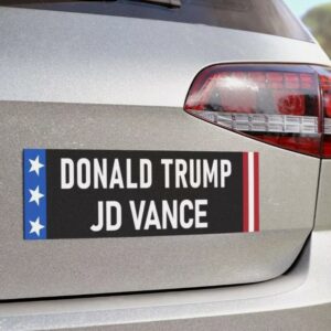 Trump JD Vance 2024 Car Magnet: Show Your Support for the Winning Team 4 Trump JD Vance 2024 Car Magnet Donald Trump Fight Magnetic Sticker2