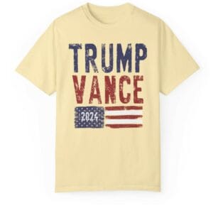 Trump Vance 2024: American Pride and Republican Spirit on a Comfort Shirt 6 Trump Vance 2024 American Pride and Republican Spirit on a Comfort Colors® Shirt Us