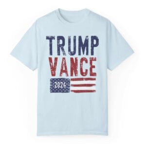 Trump Vance 2024: American Pride and Republican Spirit on a Comfort Shirt 5 Trump Vance 2024 American Pride and Republican Spirit on a Comfort Colors® Shirt Usa