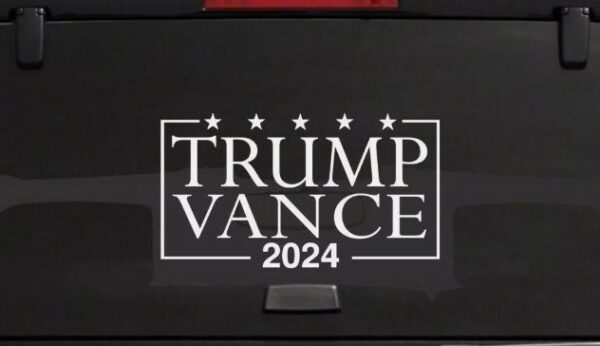 Trump Vance 2024 Bumper Sticker Window Decal MAGA Bumper Sticker