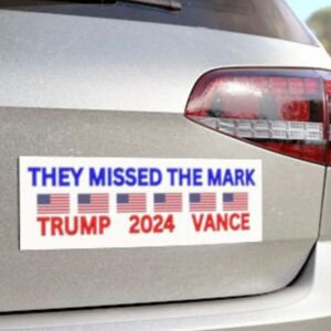 Trump Vance 2024: Show Your Support with Our Car Magnet Bumper Sticker 5 Trump Vance 2024 Car Magnet bumper sticker election Trump 20241
