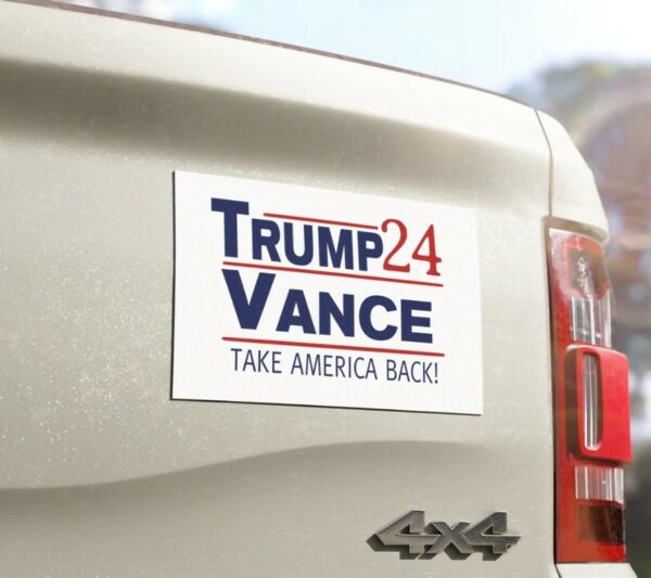 Trump Vance 2024 Car Magnets, Trump Magnet, Trump Vance, VP Vance, Car Magnet, Vote Trump Vance, Pro Trump, Maga Magnet USA1