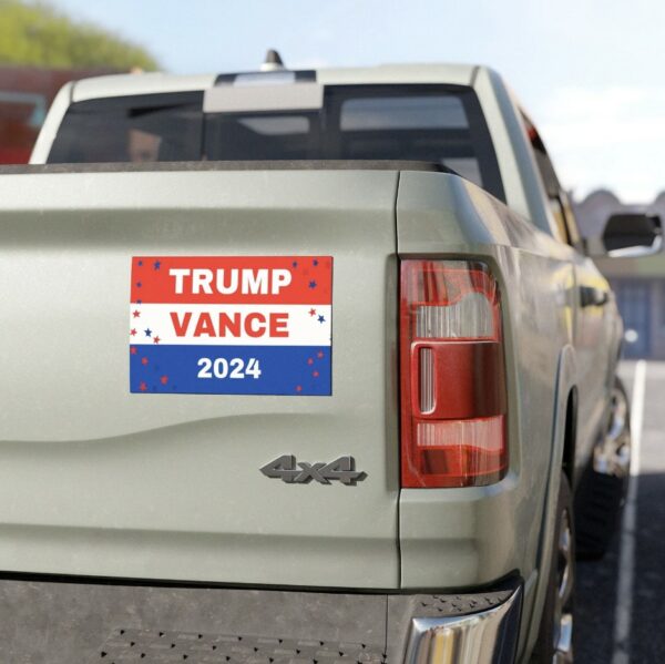 Trump Vance 2024 Car magnet, Elections 2024 car decal