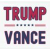 Trump Vance 2024 Car magnet, Elections 2024 car decal, Election 2024 bumper sticker, American flag bumper sticker