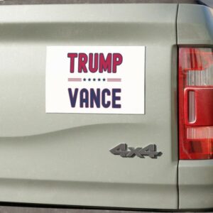 Trump Vance 2024: Show Your Support with Our Patriotic Car Magnet and Decals 5 Trump Vance 2024 Car magnet, Elections 2024 car decal, Election 2024 bumper sticker, American flag bumper sticker1