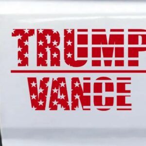 Trump Vance 2024 Decal: Premium Vinyl Political Sticker for Maximum Impact 9 Trump Vance 2024 Decal #2 – High-Quality Vinyl Political Sticker