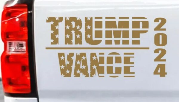 Trump Vance 2024 Decal #2 – High-Quality Vinyl Political Sticker1