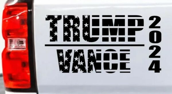 Trump Vance 2024 Decal #2 – High-Quality Vinyl Political Sticker2