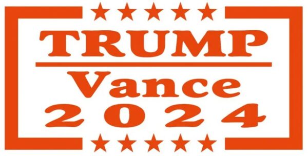 Trump Vance 2024 Decal – High-Quality Vinyl Political Sticker1