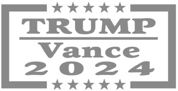 Trump Vance 2024 Decal – High-Quality Vinyl Political Sticker2