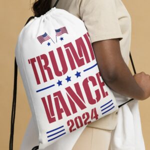 Trump Vance 2024 Drawstring Bag for Republicans 5 Trump Vance 2024 Drawstring Bag for Republicans