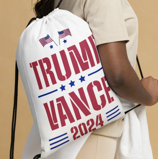 Trump Vance 2024 Drawstring Bag for Republicans