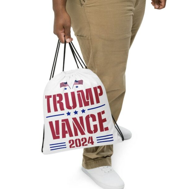 Trump Vance 2024 Drawstring Bag for Republicans usa