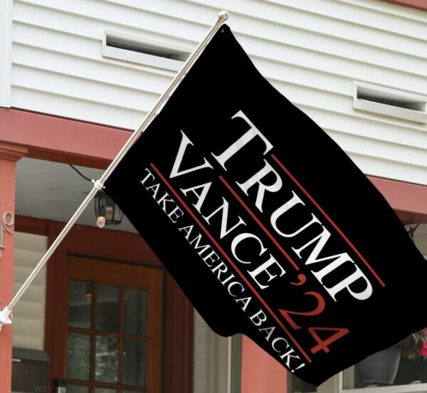 Trump Vance 2024 Election Flag Fight for Freedom, Never Surrenders