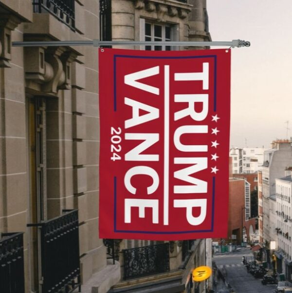 Trump-Vance 2024 Flag Donald Trump 2024 President J D-Vance Ake Save American Back Garden Flag House Flags Outdoor Yard Flag Home Sign12